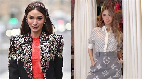 Heart Evangelista sporting new hair color: beige blonde.